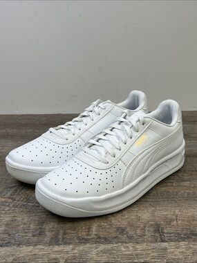 PUMA GV Special Jr White Team Gold Sneakers | Women’s 7.5 (EU 38)